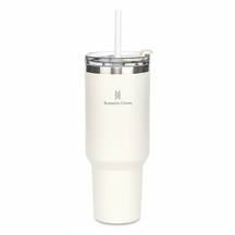 Copo Térmico Inox Portátil 1200ml/1.2L Garrafa Térmica Inoxidável com Tampa e Canudo